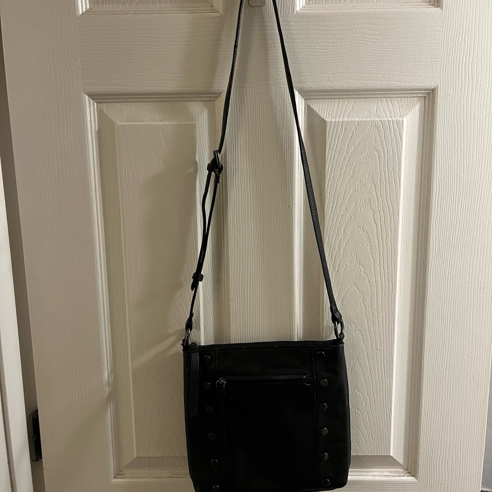 C&C California Black leather Crossbody Bag - Picture 2 of 9